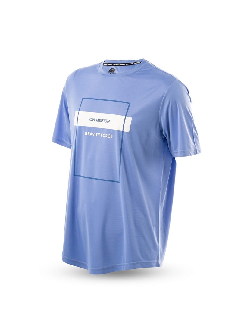 گریوِٹی فورس تيشيرت Gravity Force أوفرسايز بكتف منخفض – قطن عضوي 100%، نصف كم، قابل للتنفس للملابس الرياضية والأنشطة - Image 2